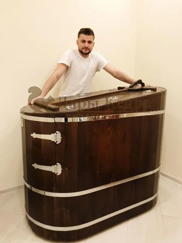 Кедровая бочка (фитобочка) полулежачая «Классическая»